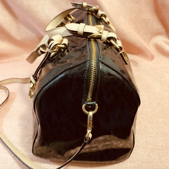 MICHAEL KORS GRAYSON SATCHEL BLACK 👜💥✨🌸 - Picture 5 of 6